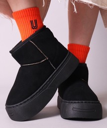 GERRY（ジェリー）の「(AC)【GERRY】【レディース】厚底 フェイクムートン ショート ブーツ（ブーツ）」