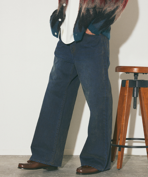 JOURNAL STANDARD（ジャーナルスタンダード）の「フロッキーデニム キャノンアシッド（デニムパンツ・メンズ・グレー/ウッド・SMALL/MEDIUM/LARGE）」の6枚目の写真