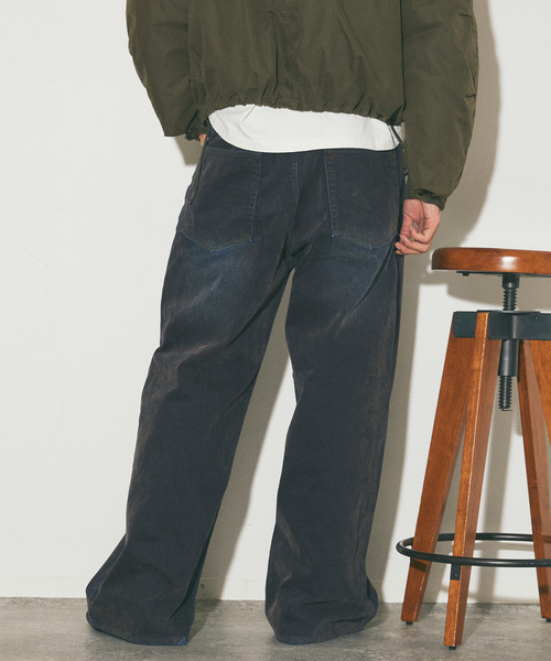JOURNAL STANDARD（ジャーナルスタンダード）の「フロッキーデニム キャノンアシッド（デニムパンツ・メンズ・グレー/ウッド・SMALL/MEDIUM/LARGE）」の5枚目の写真