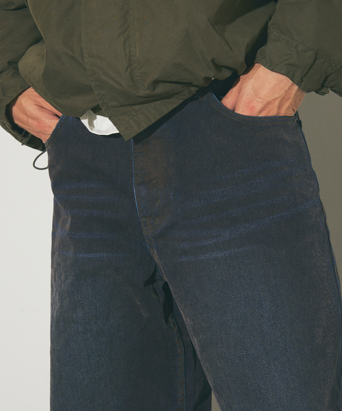 JOURNAL STANDARD（ジャーナルスタンダード）の「フロッキーデニム キャノンアシッド（デニムパンツ・メンズ・グレー/ウッド・SMALL/MEDIUM/LARGE）」の4枚目の写真