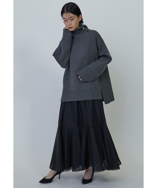 極美品✨プルミエアロンディスモン　オーガンジーボリュームスカート　2024AW 1er Arrondissement（プルミエアロンディスモン）の「オーガンジー