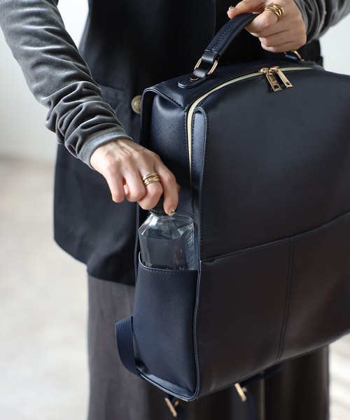 グッシオゴールドラベル】 スクエアリュック ビジネス A4