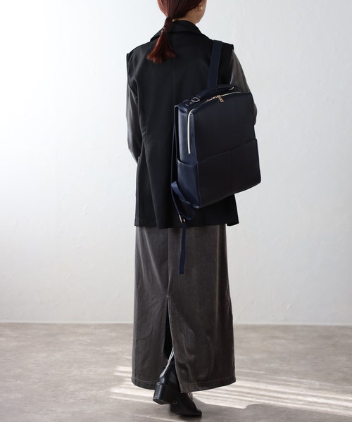 グッシオゴールドラベル】 スクエアリュック ビジネス A4