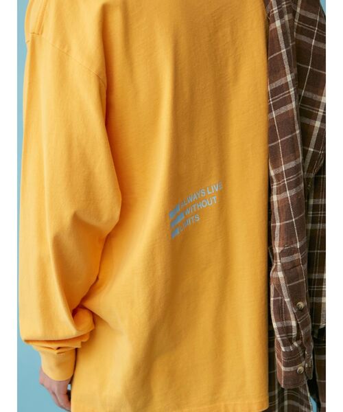 【SALE】 長袖Ｔシャツ ロンT レディース 売れ筋商品|||Ungrid アングリッド ヴィンテージウォッシュロゴロングスリーブTee セール セール】【UNISEX/ユニセックス】ヴィンテージウォッシュロゴ