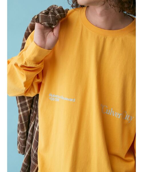 【SALE】 長袖Ｔシャツ ロンT レディース 売れ筋商品|||Ungrid アングリッド ヴィンテージウォッシュロゴロングスリーブTee セール セール】【UNISEX/ユニセックス】ヴィンテージウォッシュロゴ