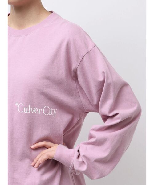 Ungrid（アングリッド）の「【UNISEX/ユニセックス】ヴィンテージウォッシュロゴロングスリーブTee（Tシャツ/カットソー・レディース・ブルー/オレンジ/アイボリー/パープル/ネイビー・SMALL/MEDIUM）」の12枚目の写真