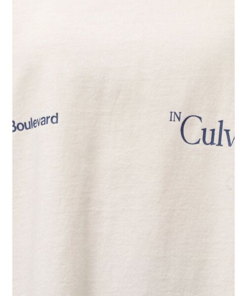 Ungrid（アングリッド）の「【UNISEX/ユニセックス】ヴィンテージウォッシュロゴロングスリーブTee（Tシャツ/カットソー・レディース・ブルー/オレンジ/アイボリー/パープル/ネイビー・SMALL/MEDIUM）」の16枚目の写真