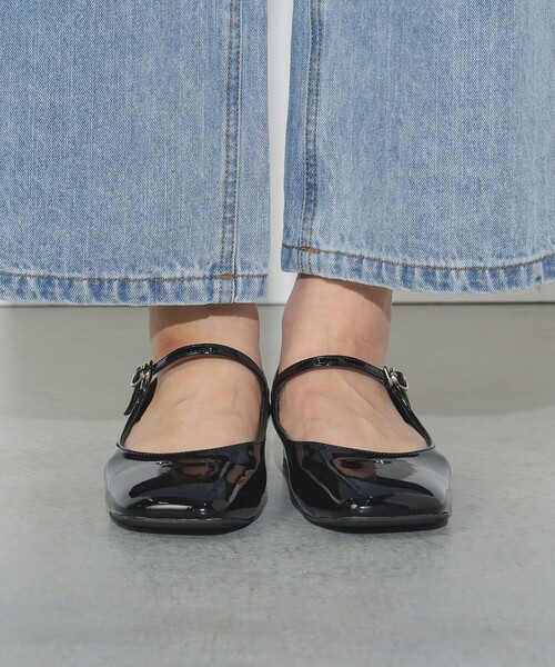 BEAMS HEART(ビームスハート)の「メリージェーン スクエアトゥパンプス(22.5~24.5cm)(パンプス・レディース・シルバー/その他/ブラック・LARGE/MEDIUM/SMALL)」の6枚目の写真