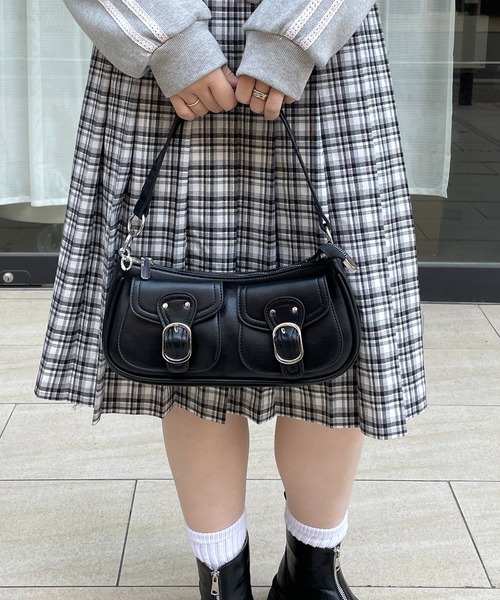 nomnom（ノムノム）の「【nomnom】アウトポケット2WAYショルダーバッグ（ショルダーバッグ・レディース・ブラウン/オフホワイト/ブラック・FREE）」の17枚目の写真