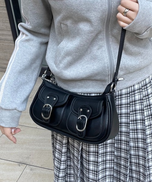 nomnom（ノムノム）の「【nomnom】アウトポケット2WAYショルダーバッグ（ショルダーバッグ・レディース・ブラウン/オフホワイト/ブラック・FREE）」の15枚目の写真