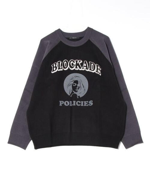 Mag.(マグ)の「【Bling Leads】ラグランプリント刺繍クルー/N(Tシャツ/カットソー・メンズ・ブラック/アイボリー/ブラウン・FREE)」の12枚目の写真