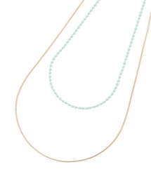 GLOBAL WORK（グローバルワーク）の「シンプル二連ネックレス/251918（ネックレス）」