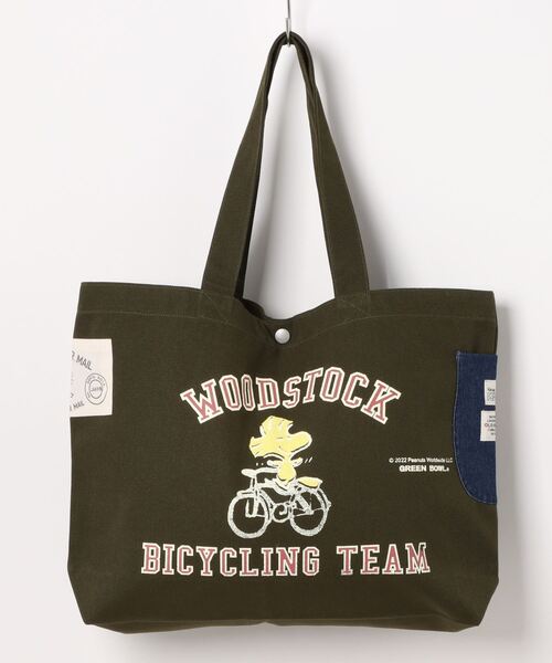 スヌーピー【SNOOPY】Heavy Canvas Tote Bag(WOODSTOCK)（ショルダー  