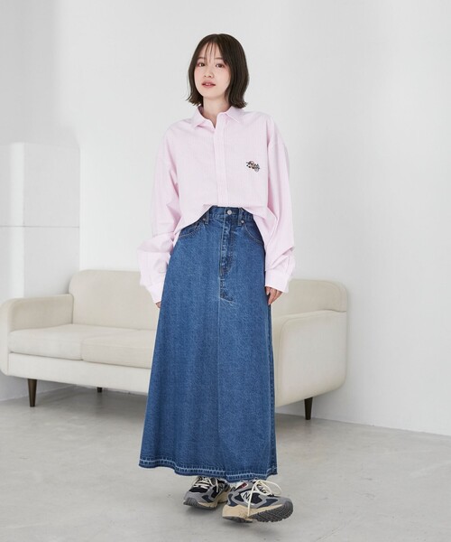 coen（コーエン）の「YUJIRO KOYAMA（小山ゆうじろう）コラボストライプオックスシャツ（シャツ/ブラウス・メンズ・ライトピンク/ライトブルー・M/L/XL）」の9枚目の写真