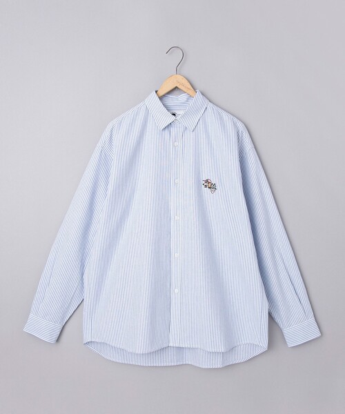 coen（コーエン）の「YUJIRO KOYAMA（小山ゆうじろう）コラボストライプオックスシャツ（シャツ/ブラウス・メンズ・ライトピンク/ライトブルー・M/L/XL）」の19枚目の写真