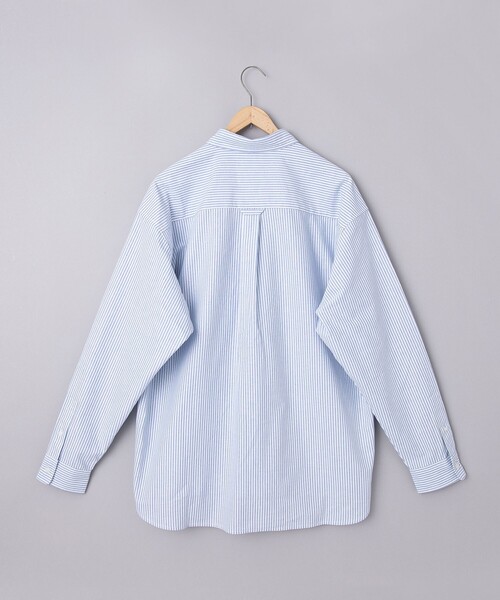 coen（コーエン）の「YUJIRO KOYAMA（小山ゆうじろう）コラボストライプオックスシャツ（シャツ/ブラウス・メンズ・ライトピンク/ライトブルー・M/L/XL）」の20枚目の写真