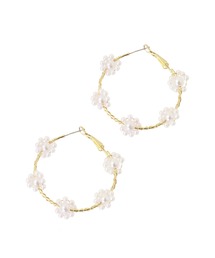 31 Sons de mode（トランテアン　ソン　ドゥ　モード）の「フラワーフープピアス（ピアス（両耳用））」