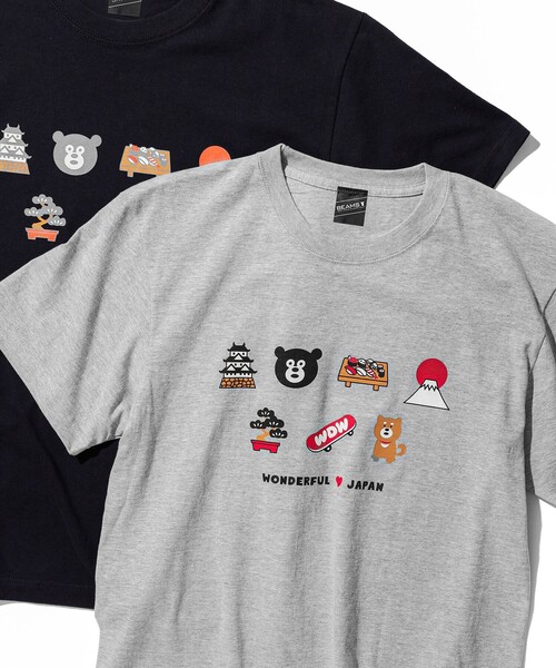 セール】BEAMS T / LOVES JAPAN ベア Tシャツ（Tシャツ/カットソー