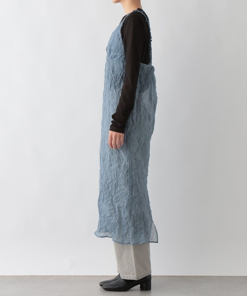 LOWRYS FARM(ローリーズファーム)の「ワッシャーアソートキャミワンピース 287449(ワンピース・レディース・グリーン/ブルー/アイボリー/ブラック・FREE)」の15枚目の写真