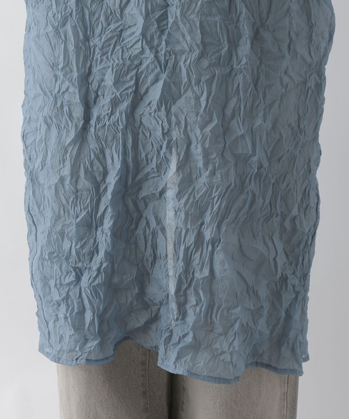 LOWRYS FARM(ローリーズファーム)の「ワッシャーアソートキャミワンピース 287449(ワンピース・レディース・グリーン/ブルー/アイボリー/ブラック・FREE)」の9枚目の写真