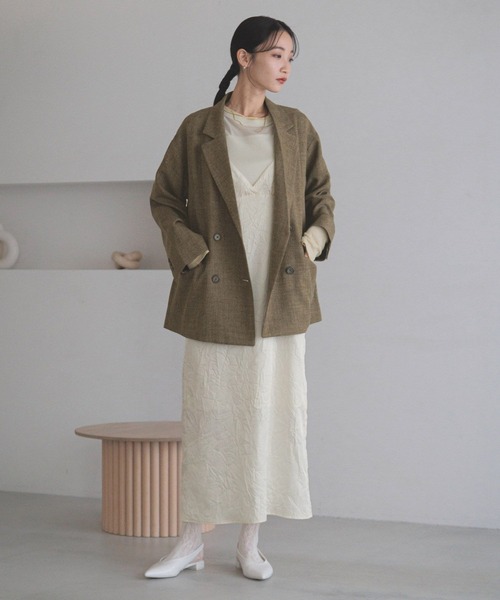 LOWRYS FARM(ローリーズファーム)の「ワッシャーアソートキャミワンピース 287449(ワンピース・レディース・グリーン/ブルー/アイボリー/ブラック・FREE)」の17枚目の写真