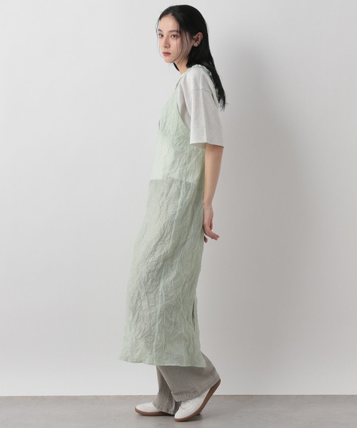 LOWRYS FARM(ローリーズファーム)の「ワッシャーアソートキャミワンピース 287449(ワンピース・レディース・グリーン/ブルー/アイボリー/ブラック・FREE)」の22枚目の写真