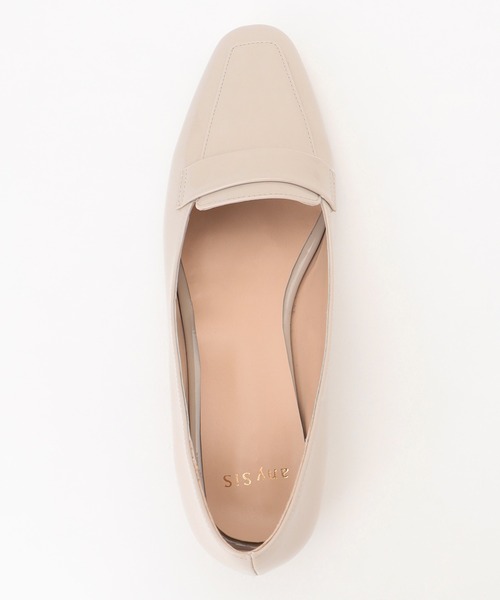 ANY SIS（エニィスィス）の「【23.0~24.0cm】エナメルローファーパンプス（パンプス・レディース・ブラック系/ベージュ系・LARGE/MEDIUM/SMALL）」の3枚目の写真