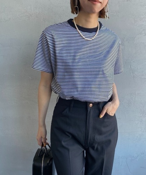 Shinzone パックt グレー ネイビー 2枚セット THE SHINZONE シンゾーン Tシャツ ショートスリーブ 2枚セット