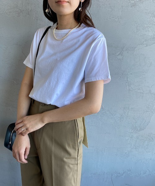 THE SHINZONE（ザ　シンゾーン）の「[THE SHINZONE/ザ シンゾーン] 2P パックTシャツ（Tシャツ/カットソー・レディース・ブラック/ネイビー/レッド・F）」の19枚目の写真