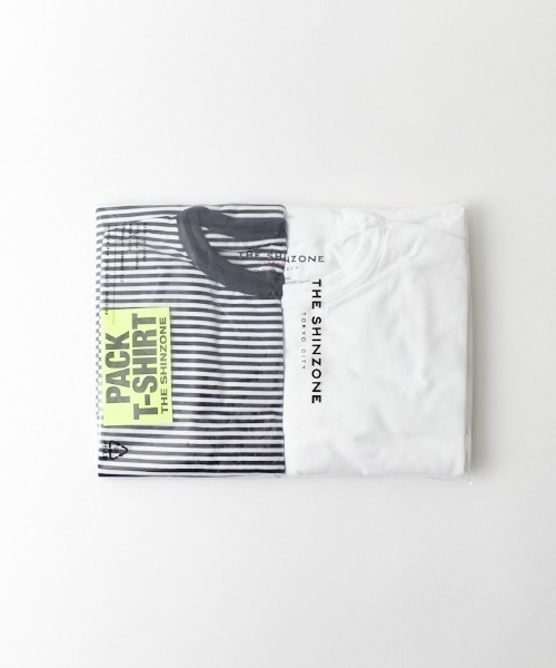 THE SHINZONE（ザ　シンゾーン）の「[THE SHINZONE/ザ シンゾーン] 2P パックTシャツ（Tシャツ/カットソー・レディース・ブラック/ネイビー/レッド・F）」の9枚目の写真