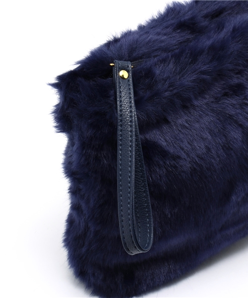 WEGO(ウィゴー)の「WEGO/無地ファークラッチバッグ(クラッチバッグ・レディース・ネイビー/カーキ/ワイン/ブラウン・FREE)」の7枚目の写真