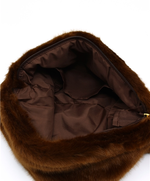 WEGO(ウィゴー)の「WEGO/無地ファークラッチバッグ(クラッチバッグ・レディース・ネイビー/カーキ/ワイン/ブラウン・FREE)」の10枚目の写真