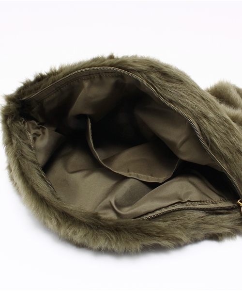 WEGO(ウィゴー)の「WEGO/無地ファークラッチバッグ(クラッチバッグ・レディース・ネイビー/カーキ/ワイン/ブラウン・FREE)」の11枚目の写真