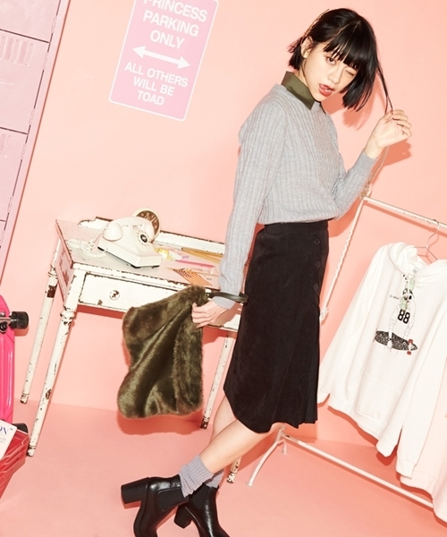 WEGO(ウィゴー)の「WEGO/無地ファークラッチバッグ(クラッチバッグ・レディース・ネイビー/カーキ/ワイン/ブラウン・FREE)」の18枚目の写真