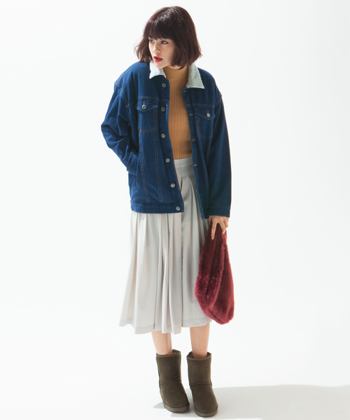 WEGO(ウィゴー)の「WEGO/無地ファークラッチバッグ(クラッチバッグ・レディース・ネイビー/カーキ/ワイン/ブラウン・FREE)」の19枚目の写真