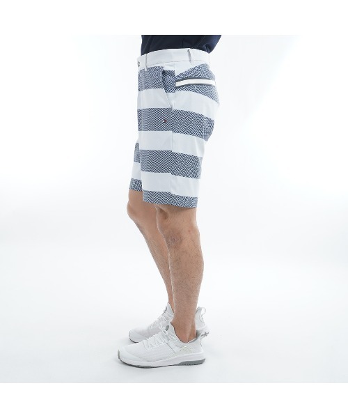 TOMMY HILFIGER GOLF（トミー ヒルフィガー ゴルフ）の「HILFIGERｸﾞﾗﾌｨｯｸ ｼｮｰﾄﾊﾟﾝﾂ（その他パンツ・メンズ・マルチ/ホワイト/ネイビー・M/LL/3L/L）」の9枚目の写真