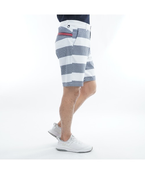 TOMMY HILFIGER GOLF（トミー ヒルフィガー ゴルフ）の「HILFIGERｸﾞﾗﾌｨｯｸ ｼｮｰﾄﾊﾟﾝﾂ（その他パンツ・メンズ・マルチ/ホワイト/ネイビー・M/LL/3L/L）」の11枚目の写真