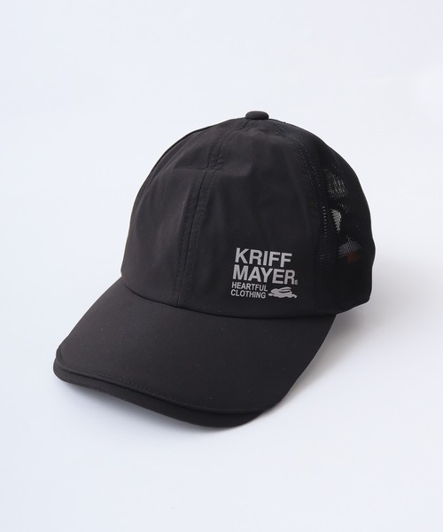 KRIFF MAYER(クリフメイヤー)の「KRIFF MAYER 撥水 メッシュ キャップ 男女兼用(キャップ・メンズ・ブラック/ベージュ/ブルー/グリーン・FREE)」の5枚目の写真