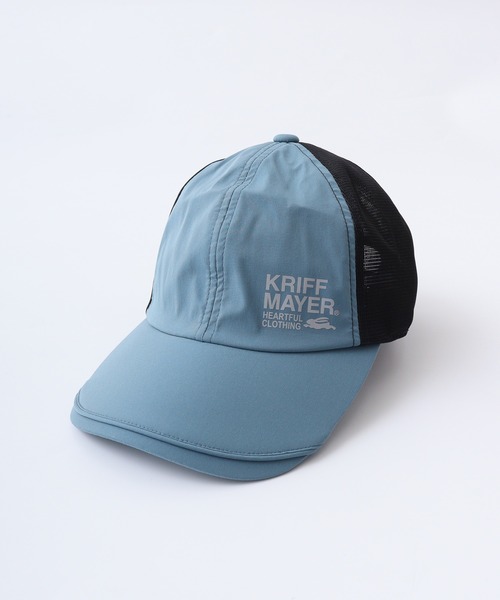 KRIFF MAYER(クリフメイヤー)の「KRIFF MAYER 撥水 メッシュ キャップ 男女兼用(キャップ・メンズ・ブラック/ベージュ/ブルー/グリーン・FREE)」の11枚目の写真
