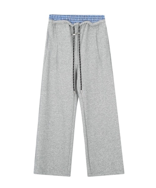ALLuRing ChaRm(アリュリングチャーム)の「Double Waist Layered Petite Pants / ダブルウエストレイヤードペチパンツ(スウェットパンツ・レディース・グレー/ブラック・S/M)」の15枚目の写真
