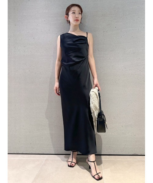 SNIDEL（スナイデル）の「レースジャケット×サテンキャミワンピースSET