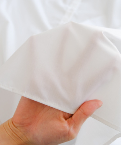 aquagarage（アクアガレージ）の「ショルダータックドレープシャツ（シャツ/ブラウス・レディース・オフホワイト/ストライプ・M）」の19枚目の写真