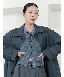 MIESROHE | ワイドリブニットカーデ(カーディガン/ボレロ)