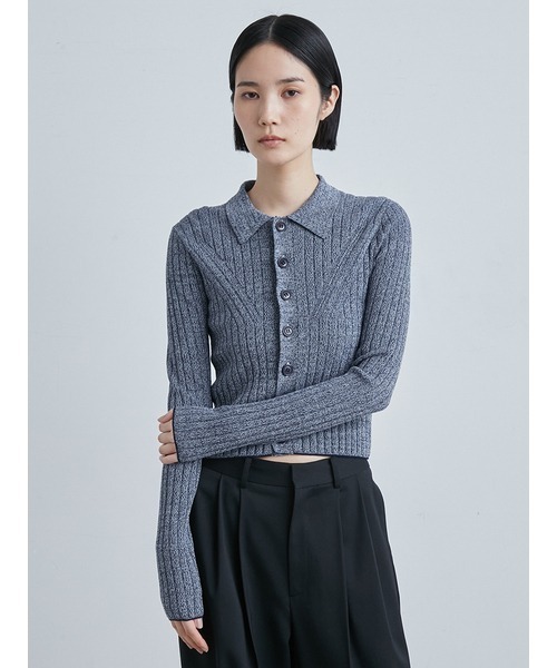 MIESROHE(ミースロエ)の「ワイドリブニットカーデ(カーディガン/ボレロ・レディース・その他/ブラック/ベージュ・FREE)」の14枚目の写真