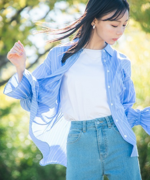 小さいサイズ キャンディースリーブシャツ 低身長さん・小柄女性