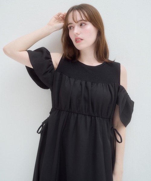 mellowneon（メロウネオン）の「4wayドッキングワンピース/ペチコートセット（ワンピース・レディース・アイボリー/ブラック・SMALL/MEDIUM）」の13枚目の写真