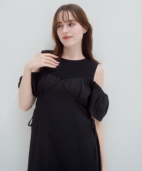 mellowneon（メロウネオン）の「4wayドッキングワンピース/ペチコートセット（ワンピース・レディース・アイボリー/ブラック・SMALL/MEDIUM）」の6枚目の写真