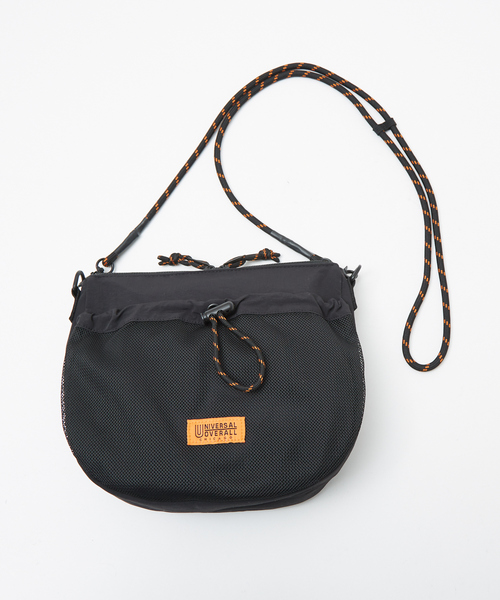 UNIVERSAL OVERALL(ユニバーサルオーバーオール)の「【UNIVERSALOVERALL / ユニバーサルオーバーオール】Front mesh zile shoulder /フロントメッシュショルダーバッグ/UVO-195(ショルダーバッグ・メンズ・ブラック/ベージュ/オレンジ/モカ・フリー)」の19枚目の写真