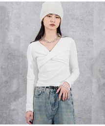 ANAP | フロントクロスタイトトップス(Tシャツ/カットソー)