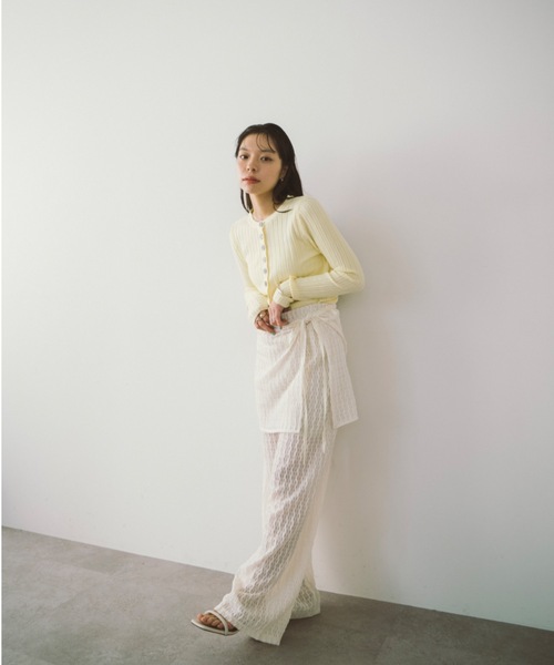 DRWCYS(ドロシーズ)の「レイヤードカットレースパンツ(その他パンツ・レディース・ホワイト/ブラック・FREE)」の19枚目の写真